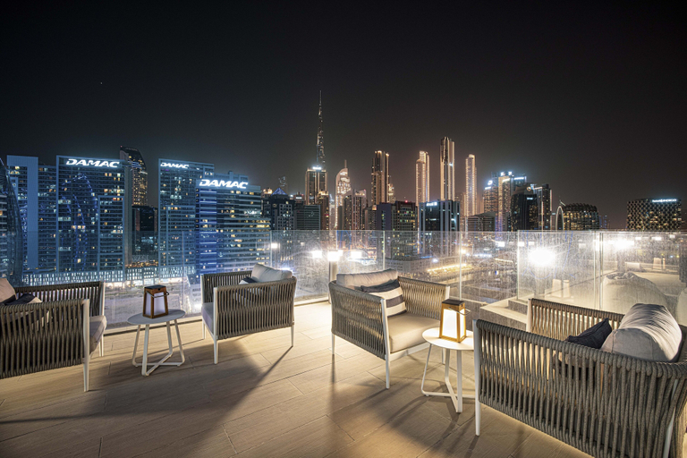 Food & Drinks, Waves - Impressive 1BR Apartment Close to Burj Khalifa, Dubai