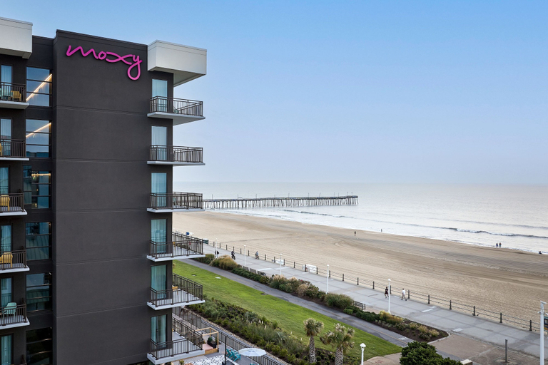 Exterior & Views 1, Moxy Virginia Beach Oceanfront, Virginia Beach