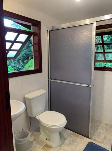 Bathroom 3, Suíte Privativa em Jardim1km do Capivari, Campo Limpo Paulista