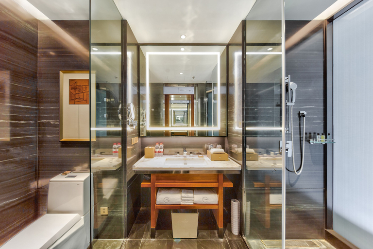 Bathroom 4, Grand Skylight Int' Hotel Pingshan, Shenzhen