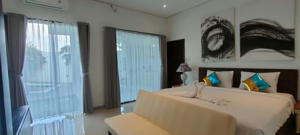 Bedroom 3, Beach 10 mins - Mimi D. Finns Canggu Private Pool, Badung