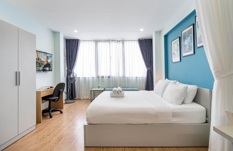 Bedroom, WE HOME NT602-FULL LIGHT STUDIO BEN THANH MARKET, District 1