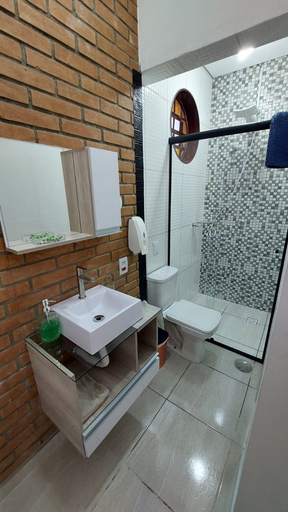 Bathroom 3, Belo estúdio bem pertinho do BOS (4), Sorocaba