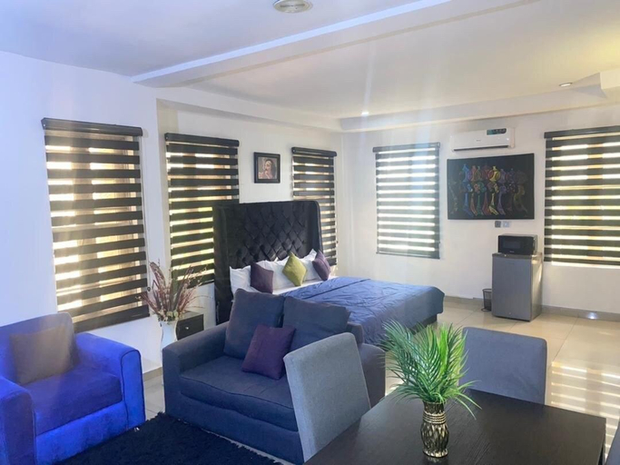 Bedroom 4, Beautiful 1Bedroom apartment Lekki, Eti-Osa