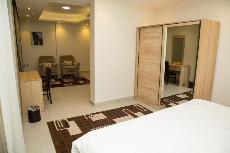 Bedroom 2, Asis Rise شروق الواحات الراقية للشقق المخدومة, Jeddah