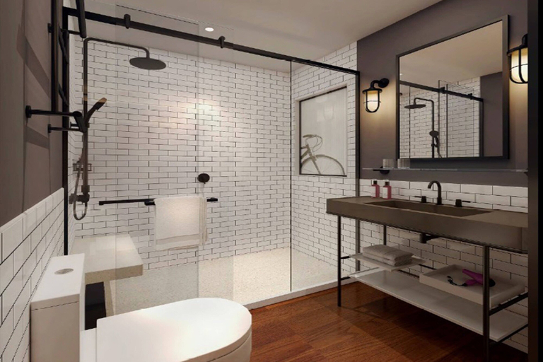 Bathroom 3, Moxy Nanjing Jiangning, Nanjing