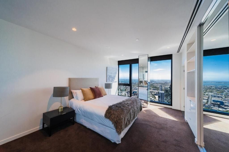 Bedroom 2, Melbourne City Apartments Panoramic Skyview Penthouse, Melbourne