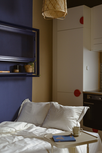 Bedroom, Lwowska City Garage, Warsaw