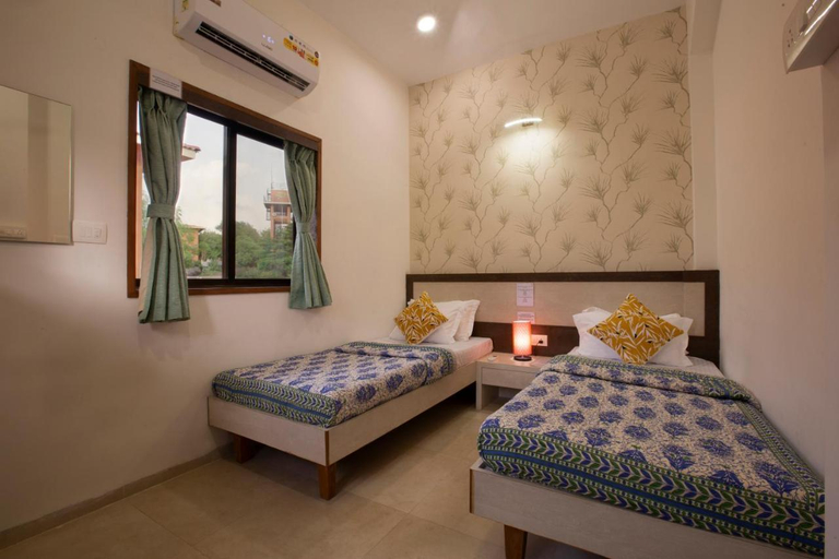 Bedroom 3, SaffronStays Dhyana-Pet friendly villa w/ Pool, Palghar