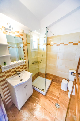 Bathroom 5, Angelina Hotel & Apartments, Ionian Islands