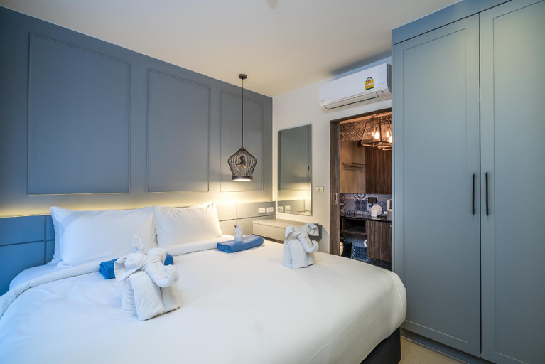 Bedroom 3, Palmyrah Condo B210 - 700m to beach, rooftop pool, Pulau Phuket