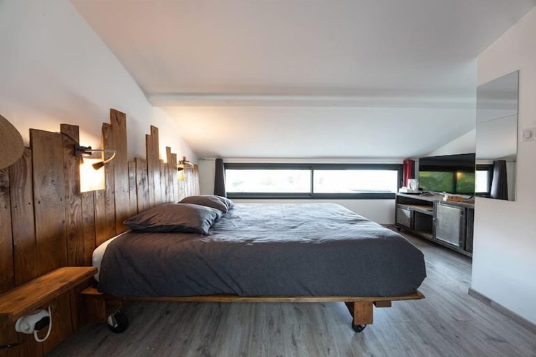 Bedroom 3, Chambres d’hôtes, Gîte, Suite : “Au Hangar ”, Ardèche