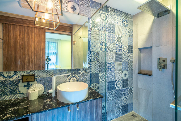 Bathroom 4, Palmyrah Condo B210 - 700m to beach, rooftop pool, Pulau Phuket