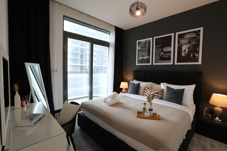 Bedroom 5, Manzil - 2BR | Emaar Beachfront | Sea View & Beach, Dubai