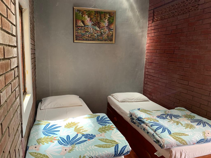 Bedroom, Semi modern house, for family stay, Wonosobo