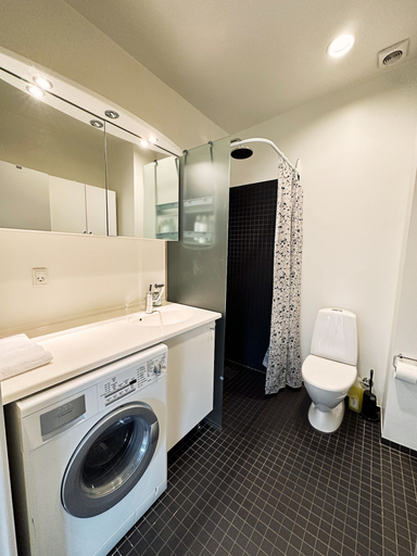 Bathroom, Stunning 1-Bedroom Apt With Breathtaking Scenery, Tórshavn