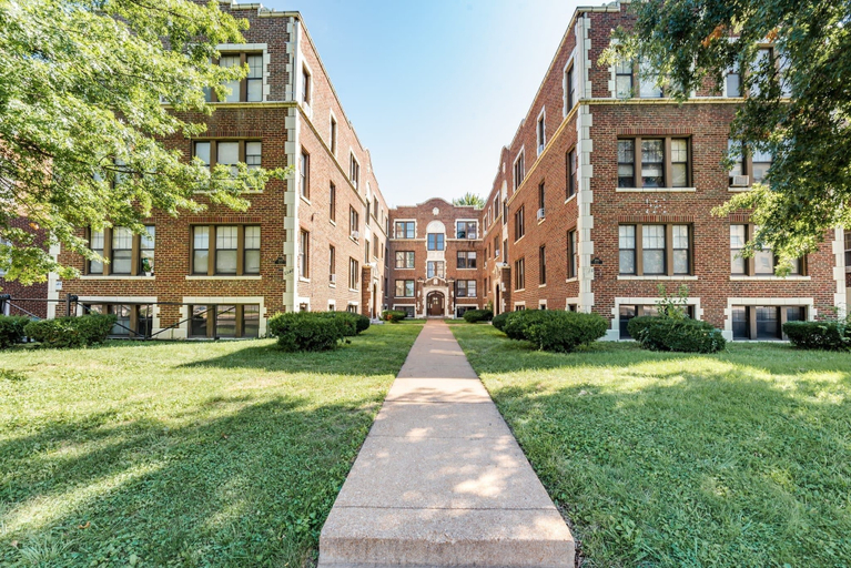 Exterior & Views, Two Stylish 2BR Apt CozySuites w parking, Saint Louis
