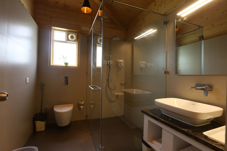 Bathroom 4, Lotus an Eco Resort Konark, Puri