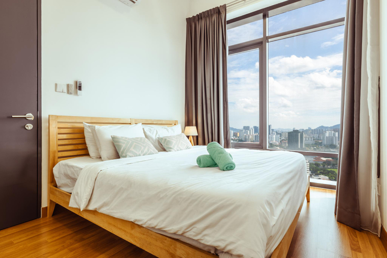 Bedroom 3, MUJI X Tiffany★City+HillView 3BR@Town★NetflixTVBox, Pulau Penang
