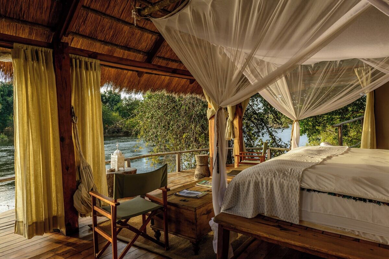 Bedroom 3, Sindabezi Island Camp, Livingstone
