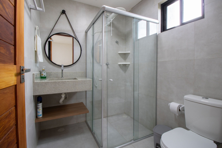 Bathroom, Casa Em Milagre 03 Suites - 300M da Praia, Porto de Pedras