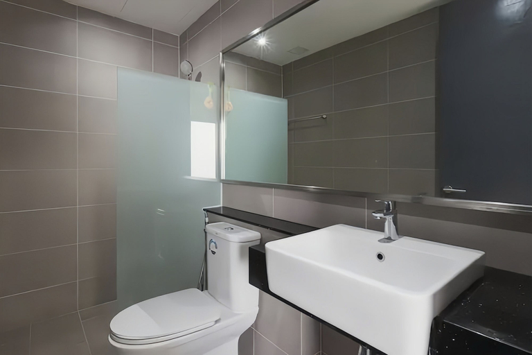 Bathroom 5, Seaview Studio Tropicana 218 Macalister Georgetown, Penang Island