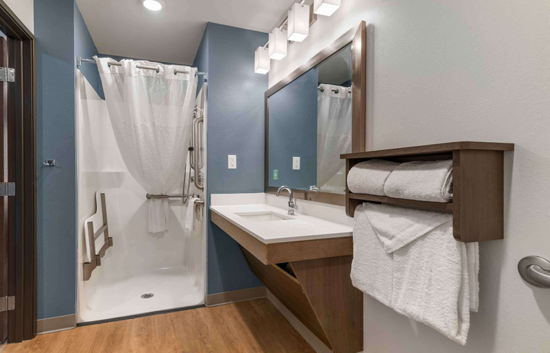 Bathroom 4, Extended Stay America Suites - Nashua - Merrimack, Hillsborough
