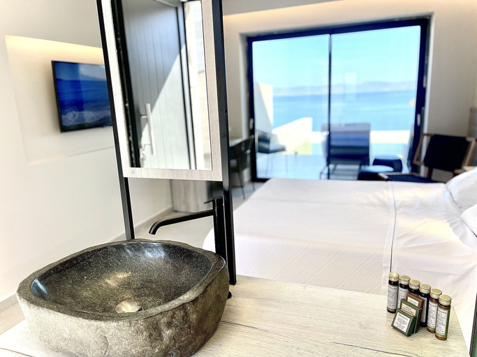 Bedroom 3, Eleia Seafront Rooms & Villas, North Aegean