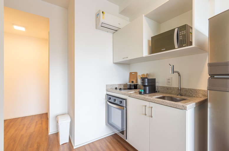 Private kitchen 3, Setin Downtown Praça da Sé - Apto completo perto de estacao de metro no centro de SP, São Paulo