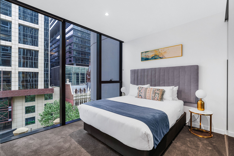 Bedroom 2, Collins House Apartments by CLLIX, Melbourne