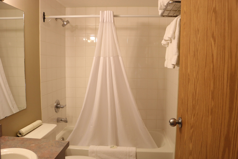 Bathroom 4, Nomad Hotel and Suites, Division No. 16