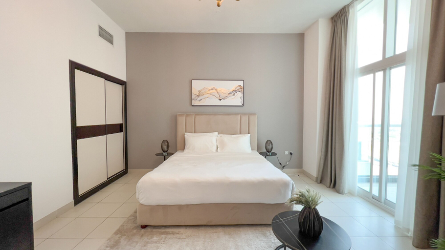 Bedroom 3, HomesGetaway-Studio in Glitz 1 by Danube, Dubai
