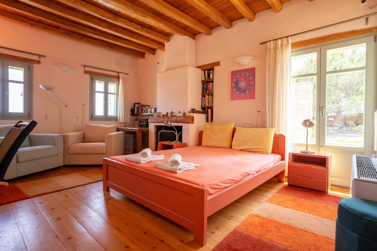 Bedroom 2, Luxury Breathtaking Villa in Paros, South Aegean