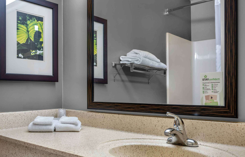 Bathroom 4, Extended Stay America Suites - Hanover - Parsippany, Morris