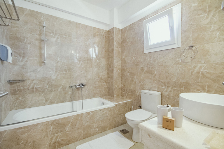 Bathroom 5, Robolla Beach Aparthotel, Ionian Islands