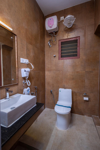 Bathroom 3, Chettinad Heritage and Wellness resorts, Pudukkottai