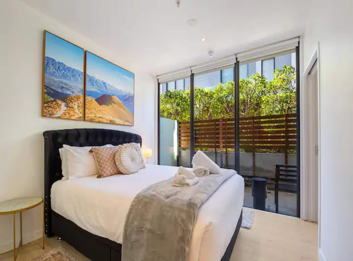 Bedroom 5, Charming 1BR in Wynyard Quarter I Zodiak Stays, Waitakere