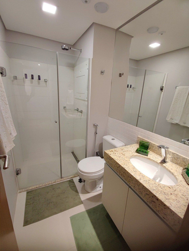 Bathroom 4, Hotel Flat Afonso Pena by FGibran, Campo Grande