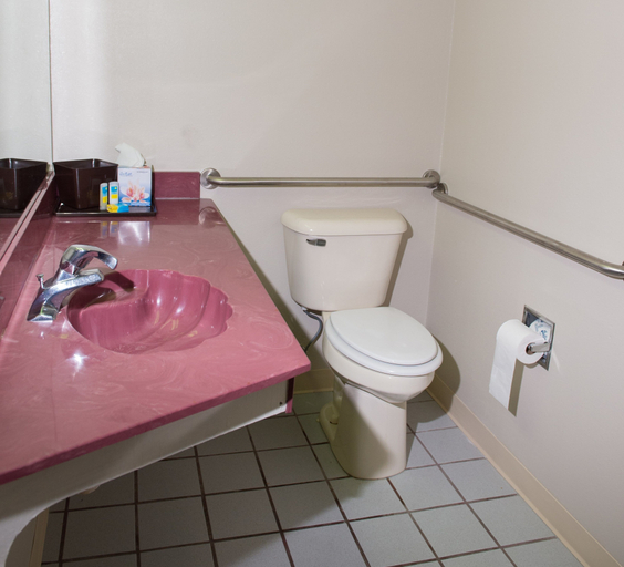Bathroom 3, Motel 103, Ouachita