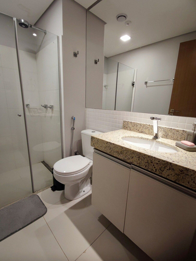 Bathroom 3, Hotel Flat Afonso Pena by FGibran, Campo Grande