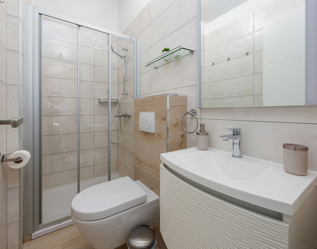 Bathroom, Villa Descansa, Nin