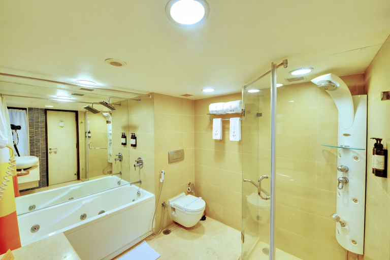 Bathroom 4, Iris Hotel, Bangalore
