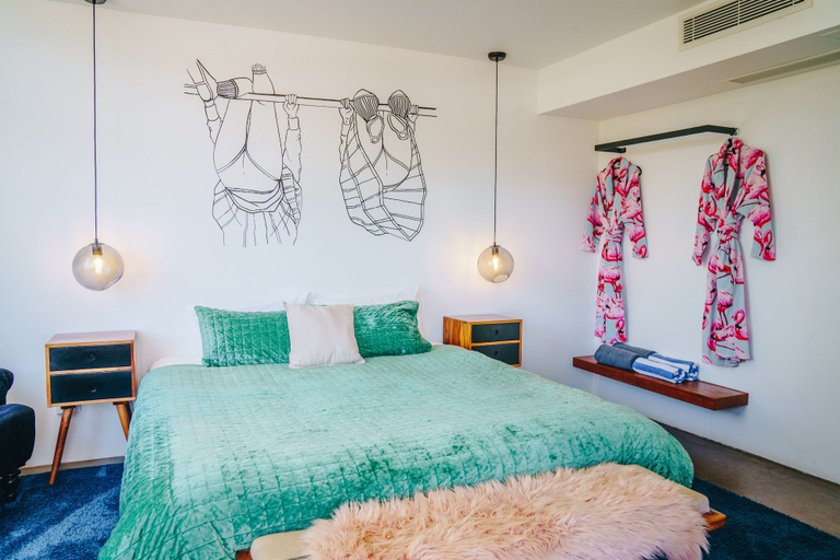 Bedroom 3, The Pink Hotel Coolangatta, Gold Coast