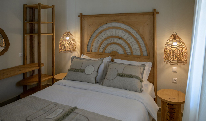 Bedroom 3, Oikies Small Elegant Houses, North Aegean