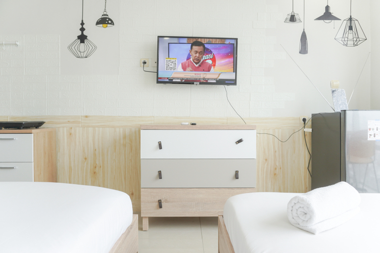 Bedroom 3, Comfortable Studio at Harco Mangga Besar Apartment By Travelio, Central Jakarta
