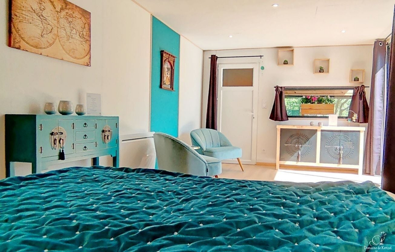 Bedroom 5, Domaine de Kérizel, Morbihan