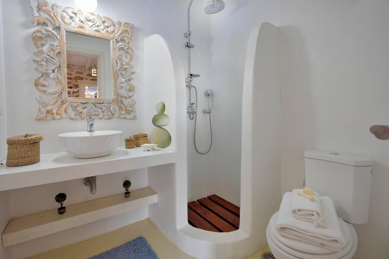 Bathroom, Villa Princess 6 private Pool Panormos, South Aegean