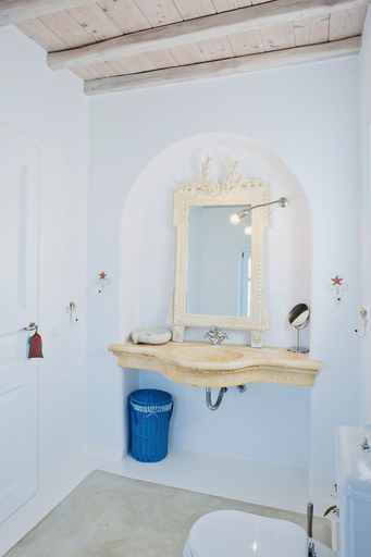 Bathroom 4, Boho 5bed Villa with Pool and Ocean View, South Aegean