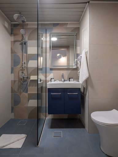 Bathroom 5, Azul Eco Hotel, Crete