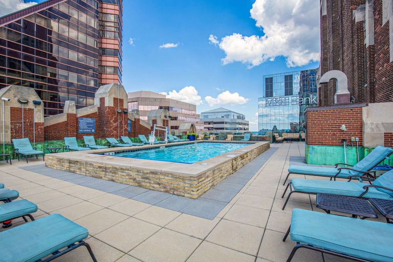 Sport & Beauty, Distinguished Apartment Rooftop Deck, Baltimore